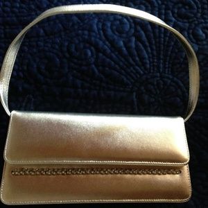 Stuart Weitzman Gold Evening Bag